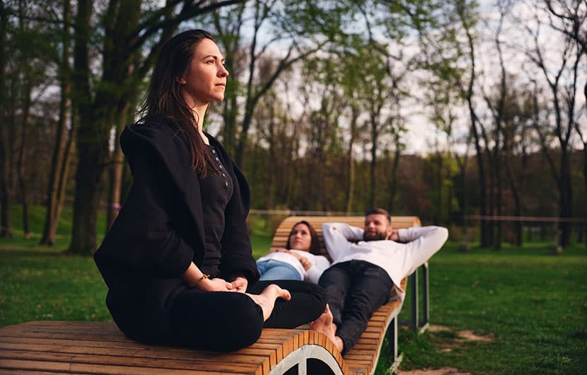 Sleeping and falling asleep during meditation