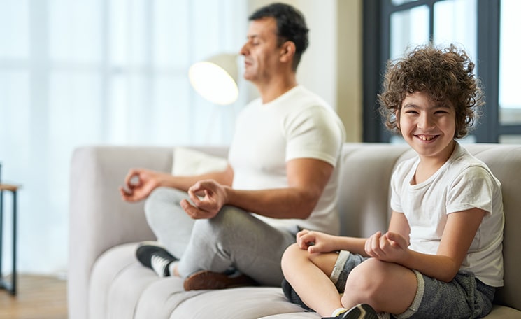 Best to show kids how to meditate rather than tell them