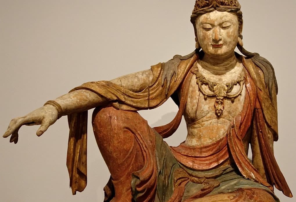 An image of a bodhisattva - Journey to Wisdom path of a bodhisattva level 1