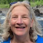 Molly is a happy meditator