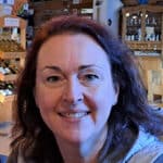 Zuzana is a happy meditator