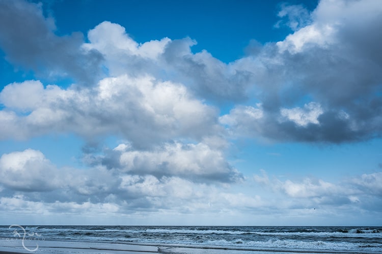 An image of clouds in the sky - perfect for mindfulness exercises